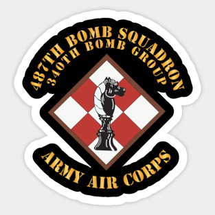 487th Bomb Squadron 340th Bomb Group X 300 Sticker